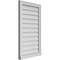 Ekena Millwork Vertical Surface Mount PVC Gable Vent w/ 2"W x 2"H , Brickmould Sill Frame, 20"W x 34"H GVPVE20X3403SN - alternate 5